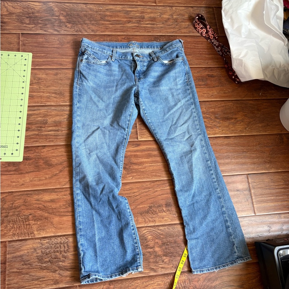 GAP Denim Flare Jeans in Classic Blue